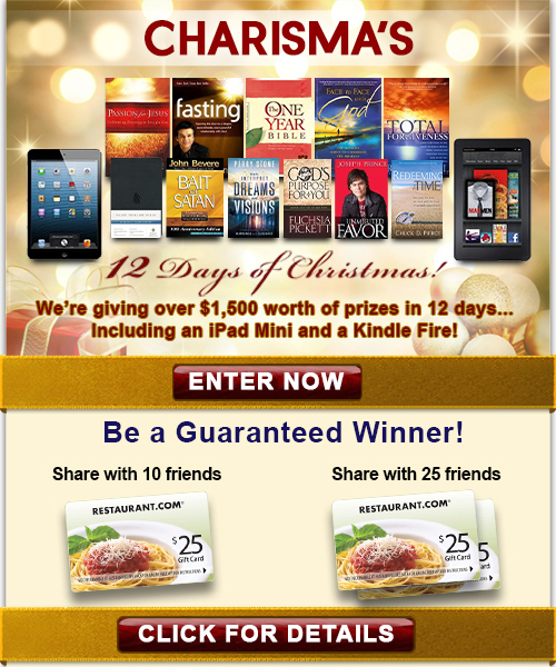 Charisma's 12 Days of Christmas!